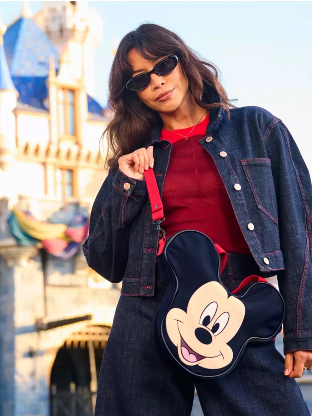 Mickey Mouse Mini Big Face Canvas Bag